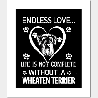 Wheaten Terrier Lovers Posters and Art